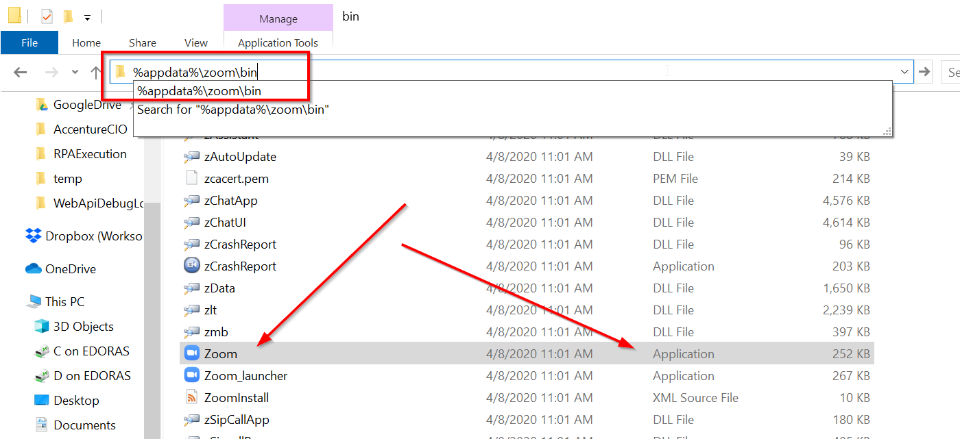Launching into a Zoom Meeting directly from a Windows Shortcut